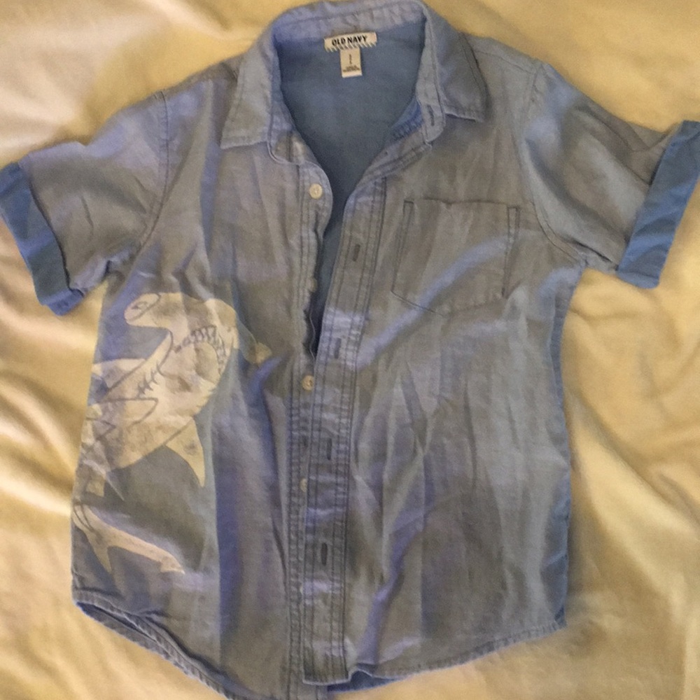 🔥3 for $15 Boys shirt sleeve dress shirt